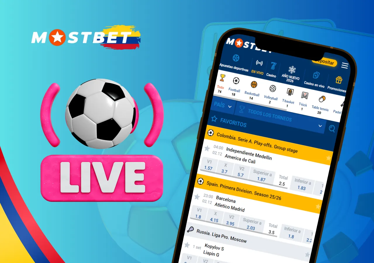 las apuestas en tiempo real en eventos deportivos son la opción ideal para los jugadores activos de Colombia.